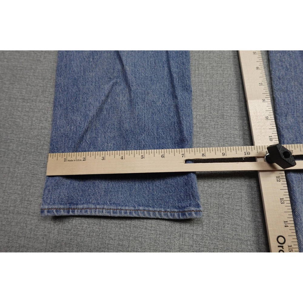 Levi's 514 Regular Fit Jeans Mens 36x30 Blue Medium Wash Straight Big E Premium - Picture 6 of 12
